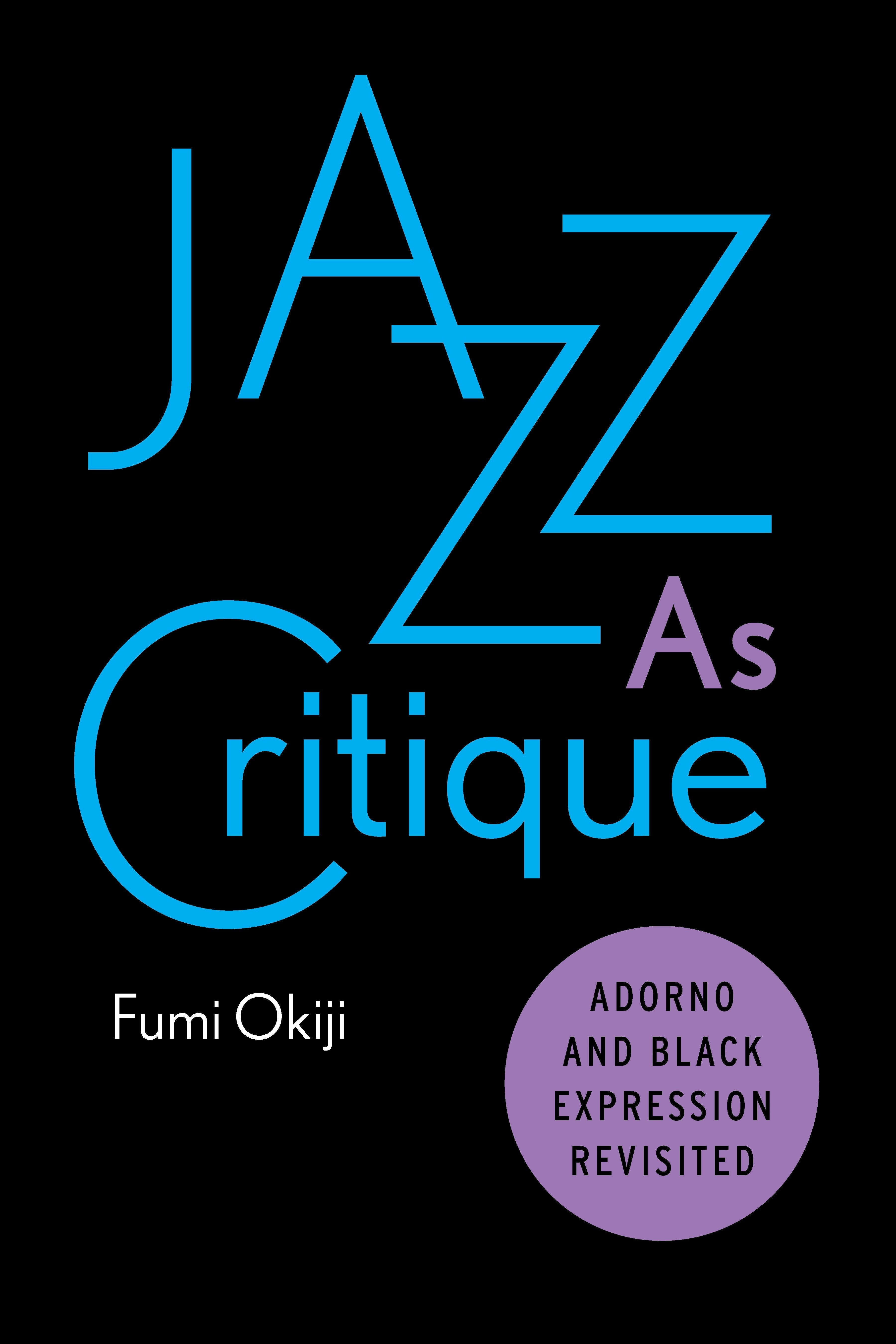 Book cover image for Jazz As Critique ISBN: 9781503602021